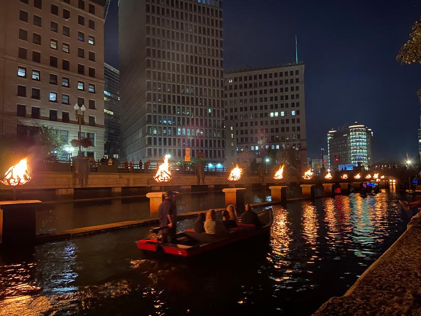 Picture of Waterfire in Providence RI